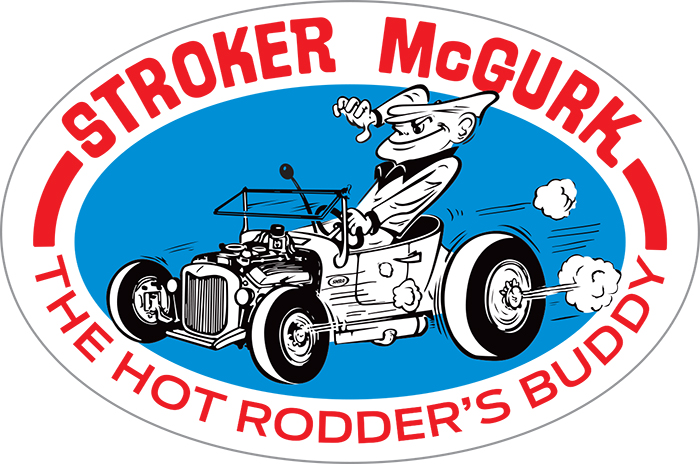 M873P-SMS Stroker McGurk Surf Rod Oval Sticker OL